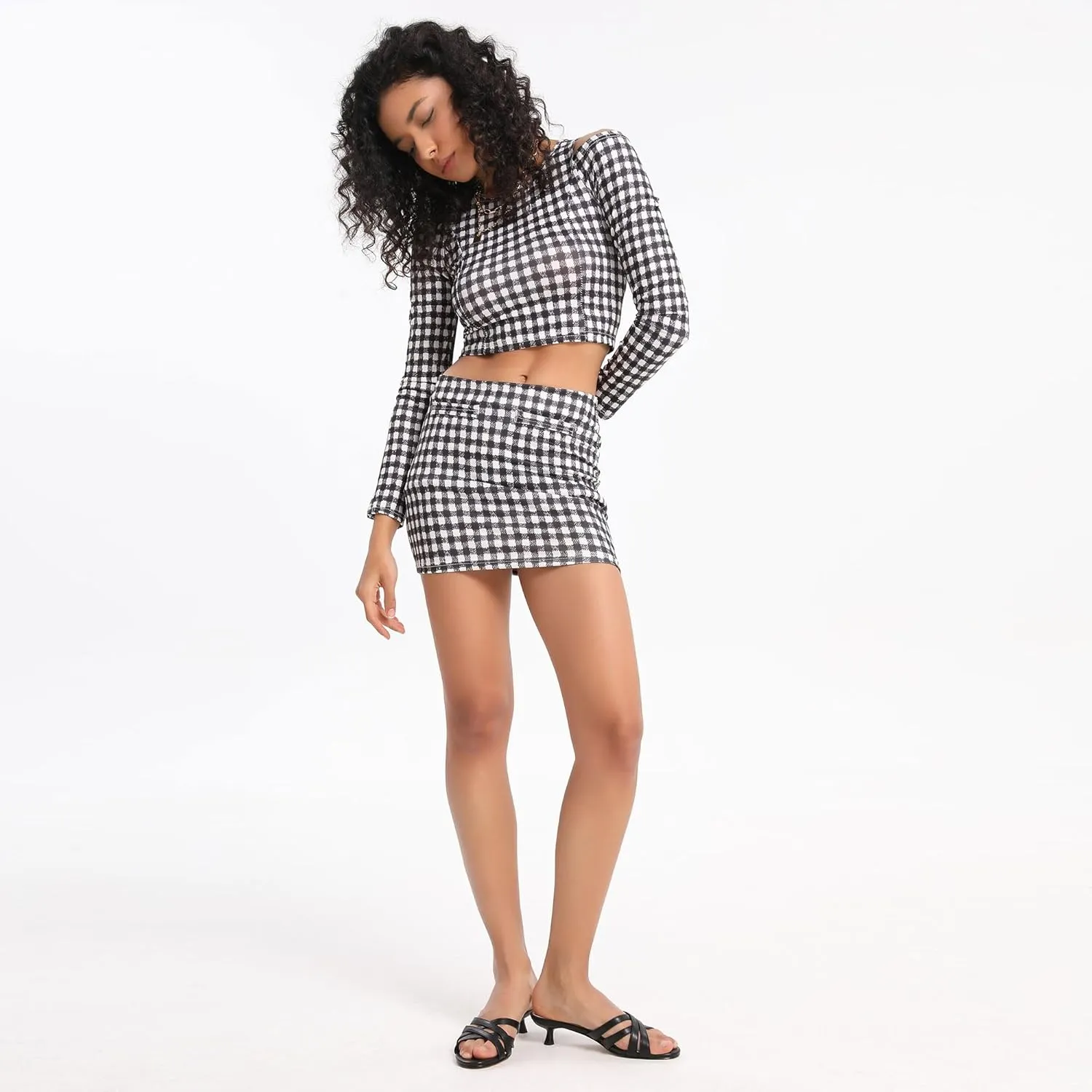 for Women Strappy Low Heels Open Rounded Toe Mules Slip on Slide unresolved Sandals Comfort Dress Shoes Kitten Heels 