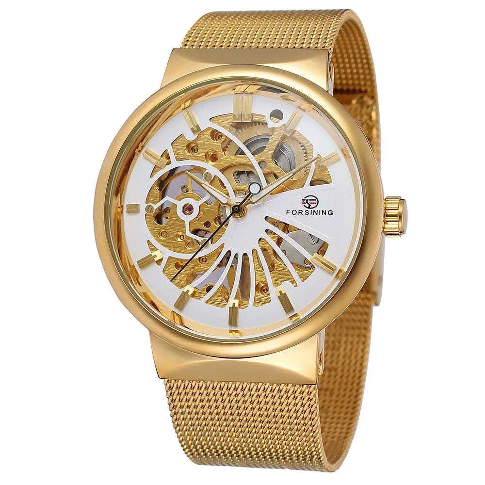 FORSINING Number Sport Watch Mens Watches Top Brand Luxury Automatic Watch