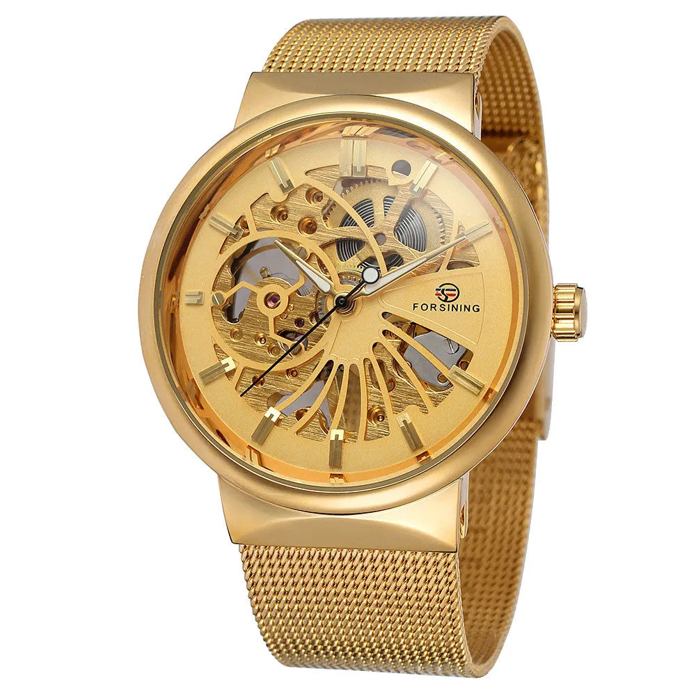 FORSINING Number Sport Watch Mens Watches Top Brand Luxury Automatic Watch