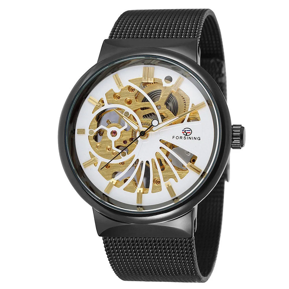 FORSINING Number Sport Watch Mens Watches Top Brand Luxury Automatic Watch