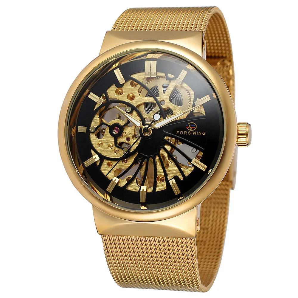 FORSINING Number Sport Watch Mens Watches Top Brand Luxury Automatic Watch