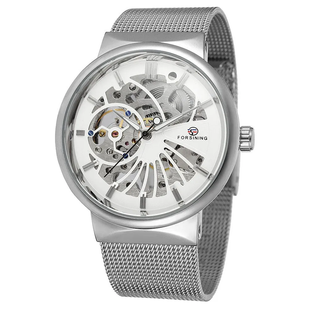 FORSINING Number Sport Watch Mens Watches Top Brand Luxury Automatic Watch