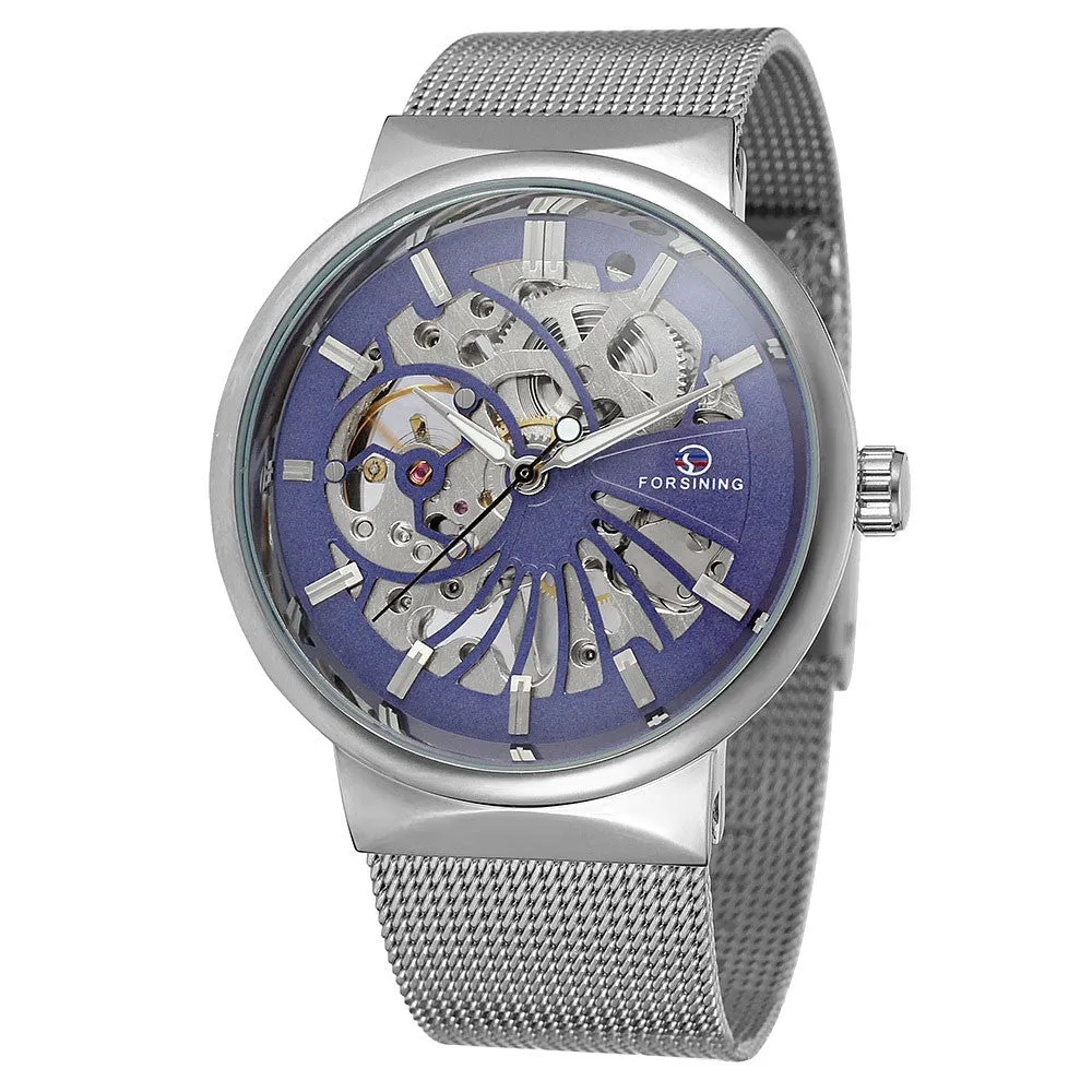 FORSINING Number Sport Watch Mens Watches Top Brand Luxury Automatic Watch