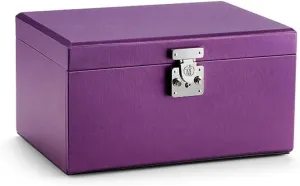 Four-Layer Jewelry Box Can hardy listen Store Rings Bracelets Necklaces Earrings and Watches Jewelry Box (Color : 1) (Brass) Jewelry Organizer Lockable Jewelry Box Storage Box 