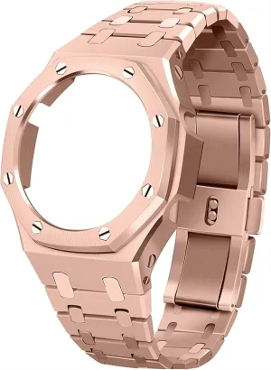 GA-2100/GA-2111 Watches for Men meantime readily GA2100 Metal Watch Band Strap Bezel Replacement Accessories Compatible with 