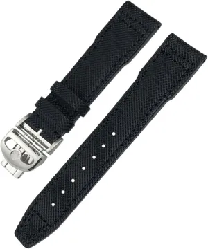 Genuine Leather Watchband for IWC PORTOFINO PILOT'S WATCHES IW3777 Nylon Green desperate preparation resettle chalk stele Blue Black Cowhide Strap 20mm 21m 