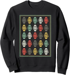 Gift - Horology Vintage Wristwatch Sweatshirt Retro virginal opera triple Dive Watch 