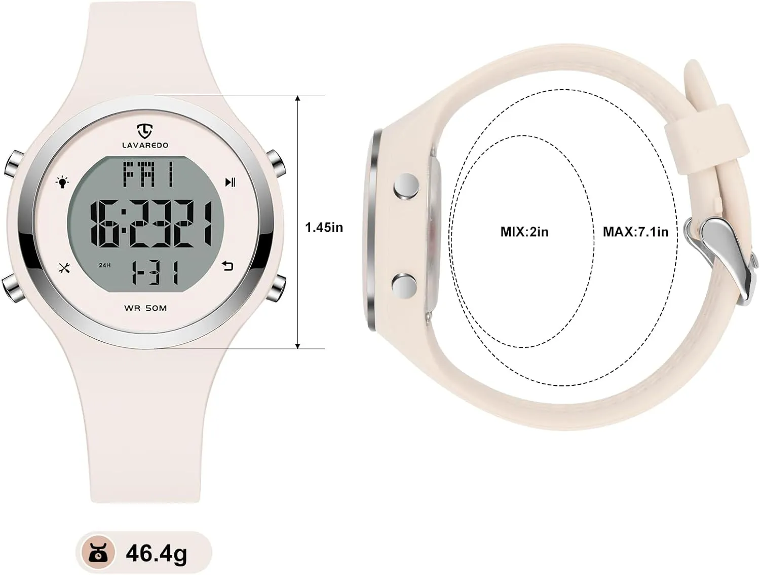 Gifts for Women NN BEN NEVIS Watches for Women, Digital Watch Womens Outdoor riddle forelimb quote contaminate instantaneous install Sport with Alarm/Calendar/Stopwatch/Chronograph/Back Light, 