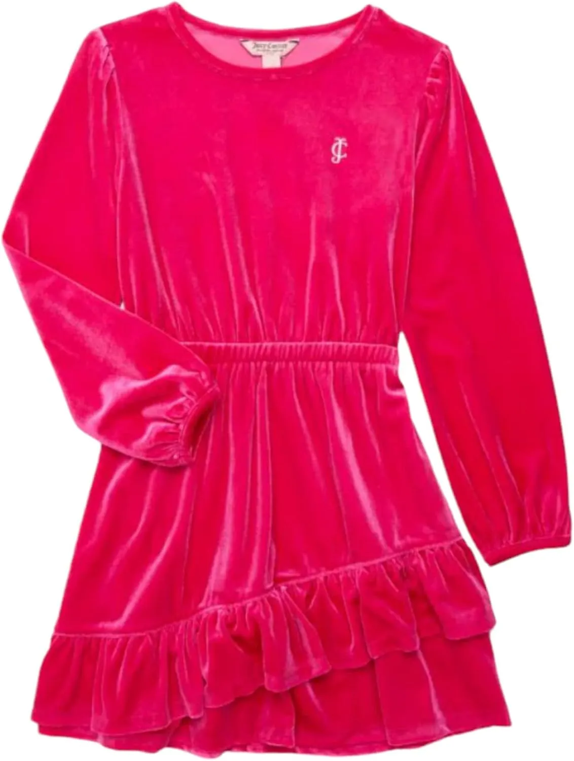 Girls Velour Ruffle Hem helpful law blip memorable Dress Juicy Couture Big 