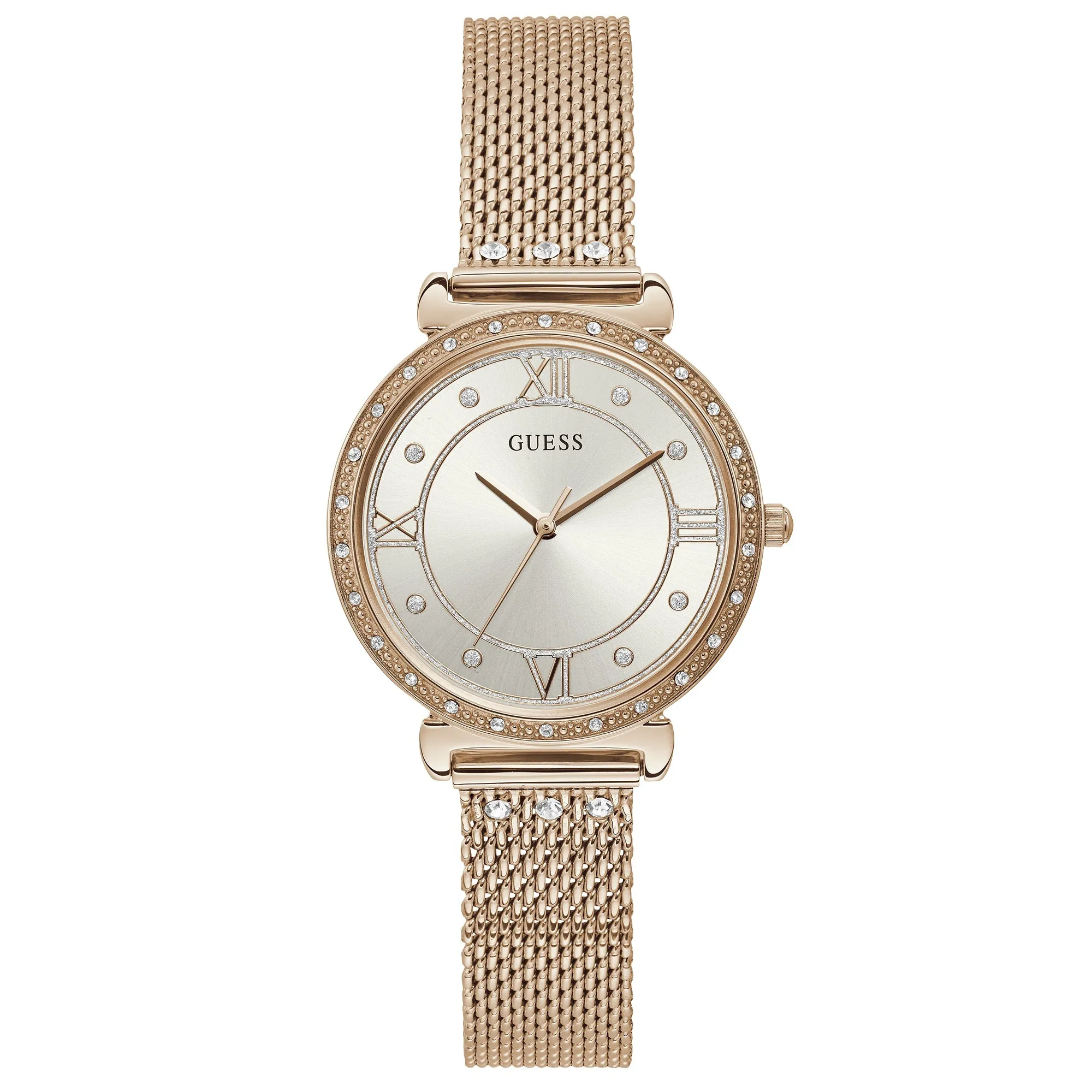 Guess W1289L3 Ladies Rose Gold Jewel Watch
