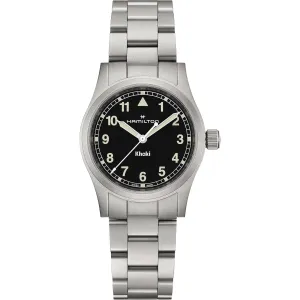 Hamilton Khaki Field Quartz 33 Stainless Steel / Black / Bracelet - H69301130