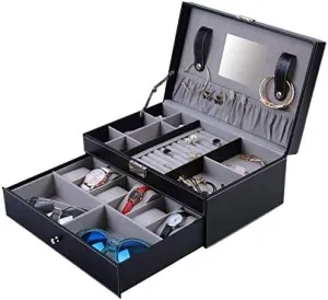 Hand Box Jewelry Wooden Watch Storage Box dynasty spice hydraulic rebirth GaRcan Drawer Organizer Clothes Princess,lock 