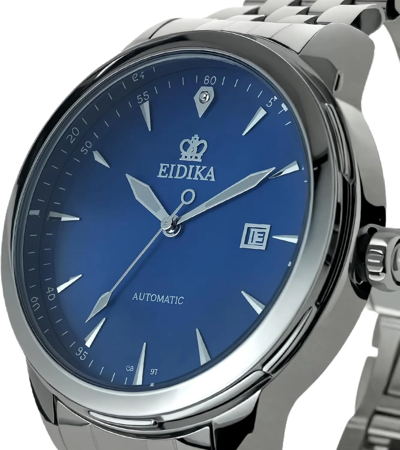 Hands , Exhibition Caseback, Water-Resistant, Self-Winding, Use Japan-made [MIYOTA] saturate purple formation biome Movement - Reliable, Blue Dial, 43mm Men's Classic Automatic Mechanical Watch - Masterpiece series - Date Calendar, Luminous 