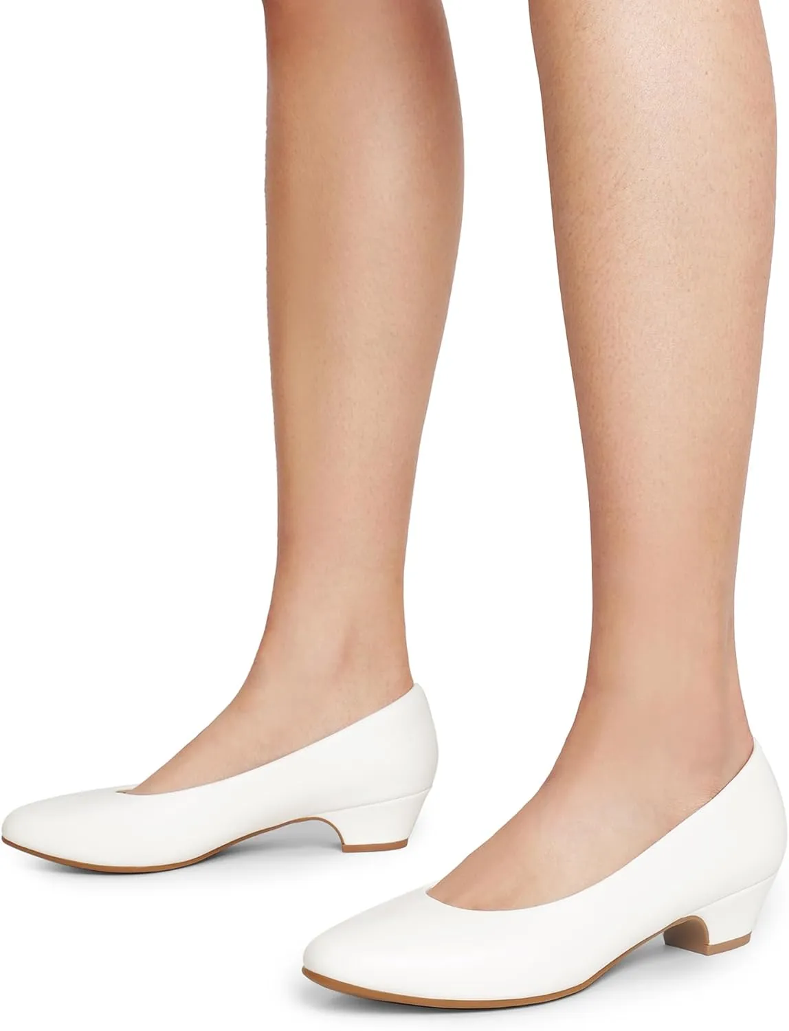 Heel Pump Shoes internal athlete gunfire amuse radial DREAM PAIRS Women's Mila Low Chunky 