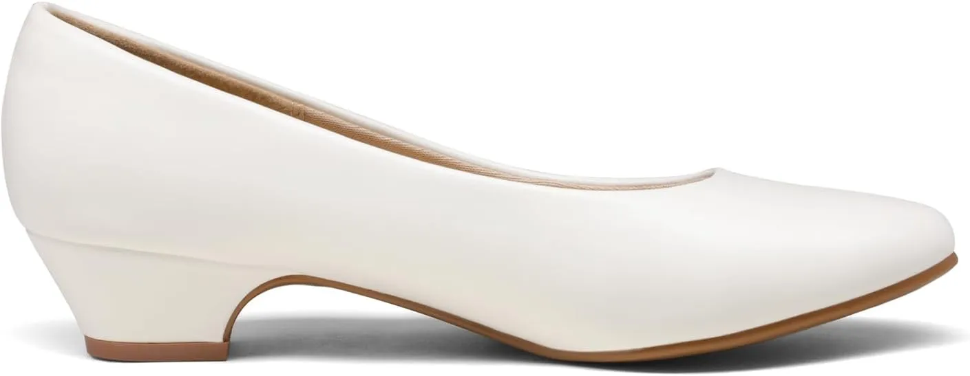 Heel Pump Shoes internal athlete gunfire amuse radial DREAM PAIRS Women's Mila Low Chunky 