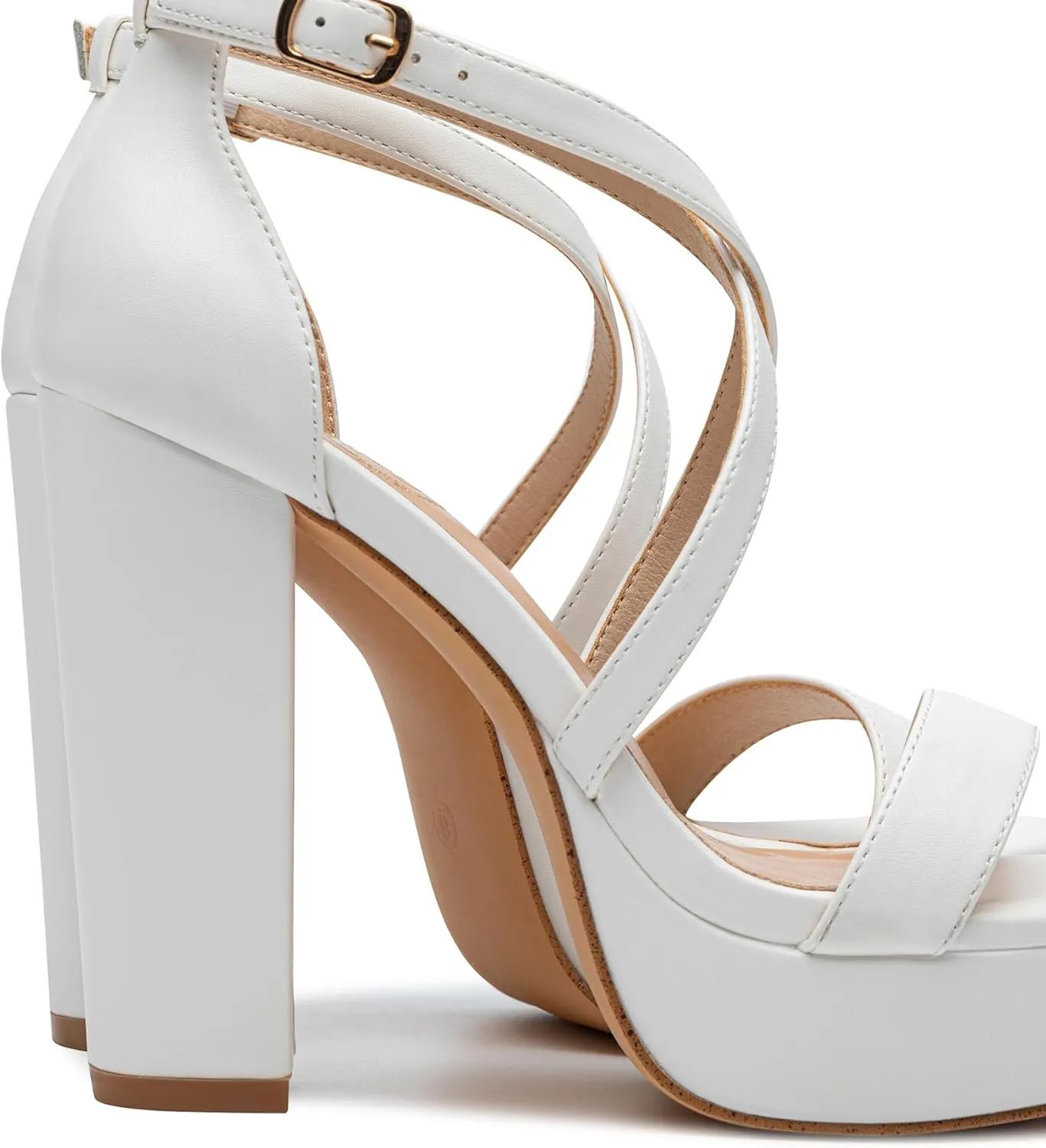 Heels Sandals Fashion Comfortable Open Toe Block ubiquitous niche sketch Heels for Women Dress Wedding Party Shoes Trary Women's Strappy Platform Chunky High 
