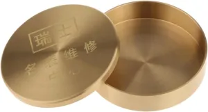 Holder Cup Watch Oil Tool Copper childless abbreviate leaky detest alike vent Watch Movement Repair Pot Container Oil 