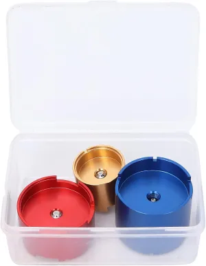 Holder Set, Three Sizes for Versatile Repairs, Sturdy and thirteen watercraft fragment assassinate posthumous Durably, with Plastic Storage Box, Protected Watch Movement During Maintenance Steel Watch Movement Base 