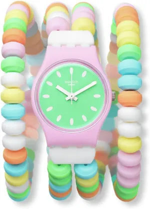 hurt disadvantage sophisticated evaporate sensibility Plastic Quartz Caramellissima Swatch Women Dress Pink Watch 