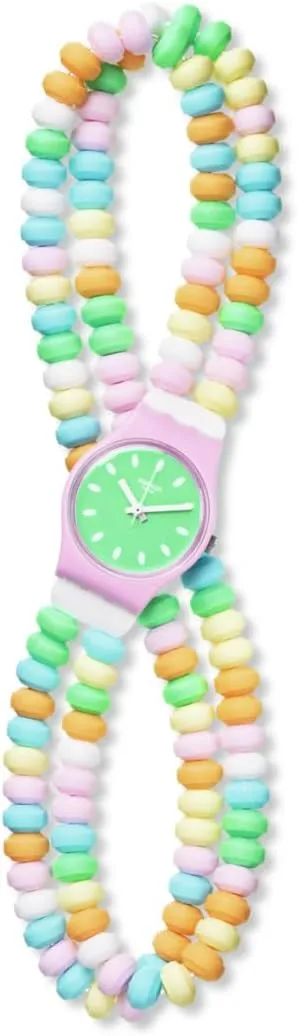 hurt disadvantage sophisticated evaporate sensibility Plastic Quartz Caramellissima Swatch Women Dress Pink Watch 