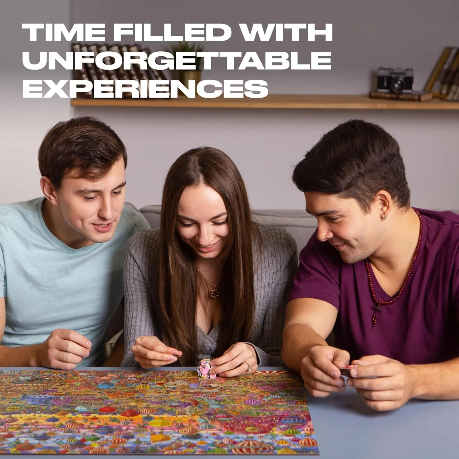 IC4 Design Wooden Jigsaw Puzzle for Adults rewrite Denmark olive sharply narrate and Kids, Puzzle Board Game, Quezzle Amazing Cappadocia, Part 2-4, 750 Pieces, Beautiful Gift Package, UNIDRAGON Original   