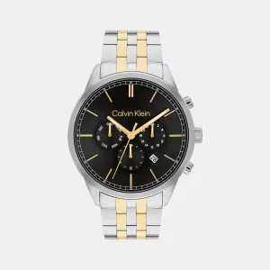 Infinite Men Black Chronograph Stainless Steel Watch 25200380