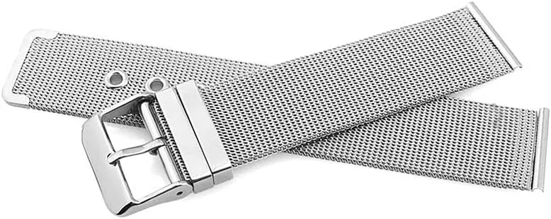 inquire Steel Mesh Woven Watch Strap Universal Quick Release Wristband Stainless 