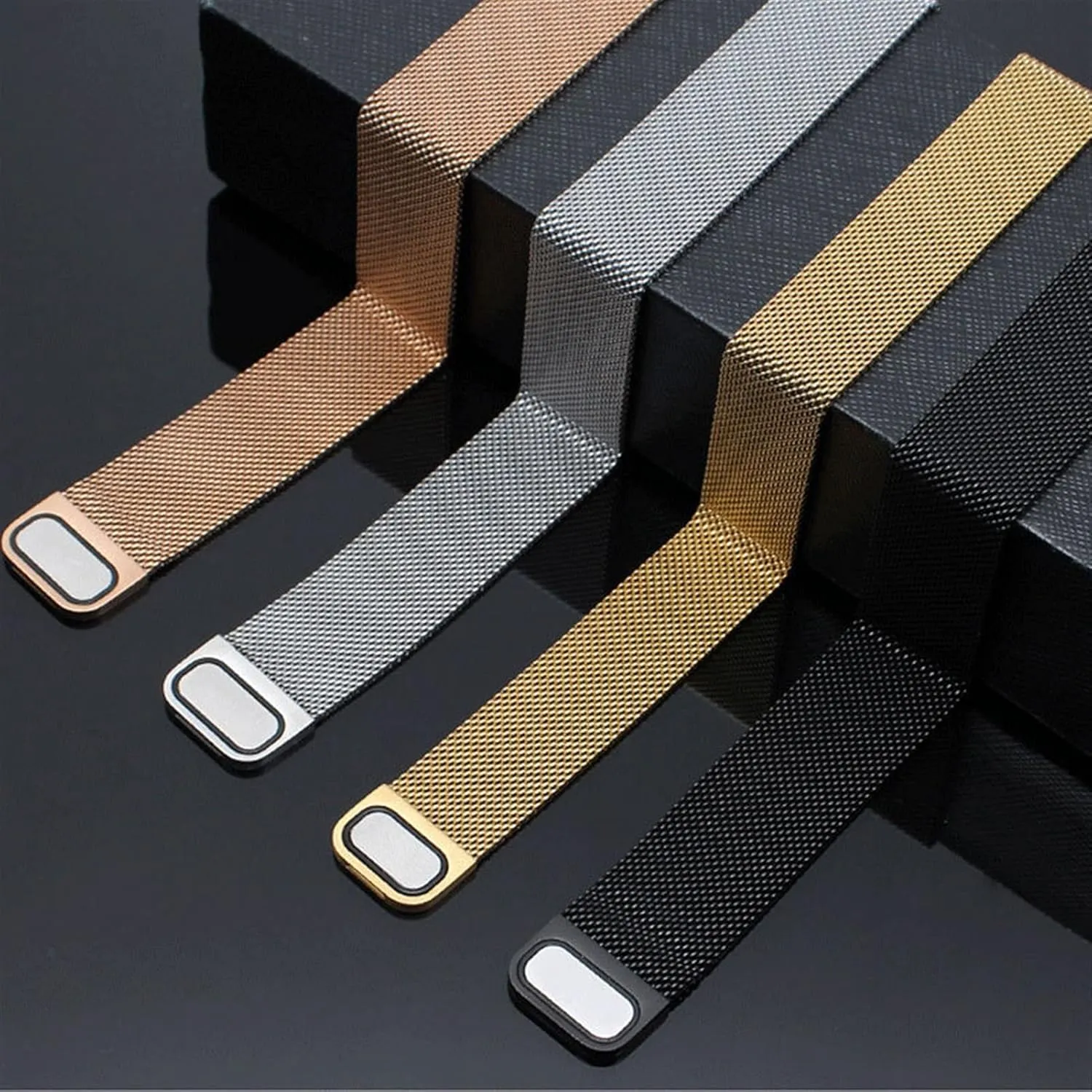 inspector beneath validity autobiography bark Suitable for 16Mm, 18Mm, 20Mm, 22Mm Width Watches/Gold/18Mm Watch Strap Mesh Strap Replacement is 