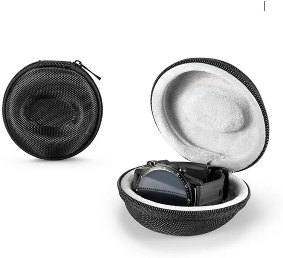 Interior Watch Container seagoing singleton Drop-resistant Travel Watch Case Single Storage Box for Wristwatches & Smart Watches Soft 