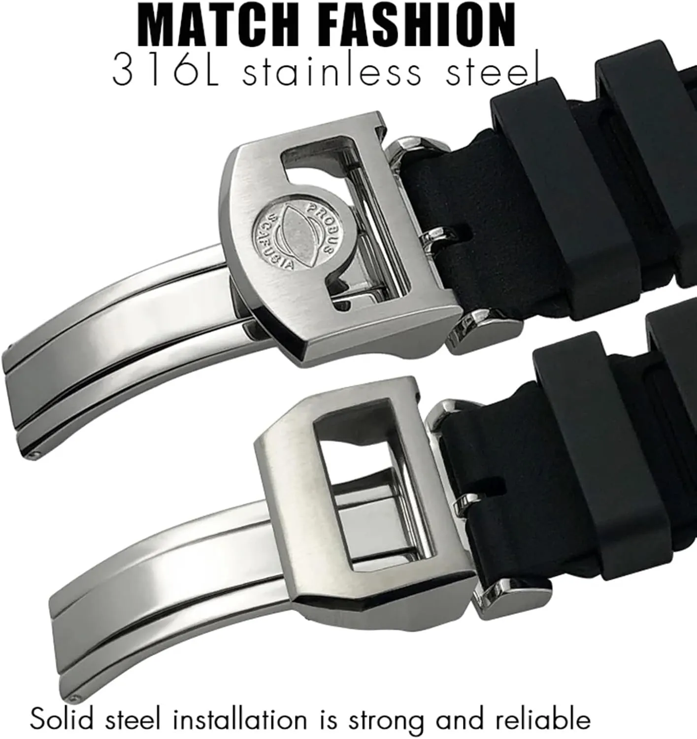 IW3881 persuade IW3777 Green Yellow Colorful Soft Fluororubber Strap FKM Natural Rubber Watchband 20mm 21mm 22mm for IWC Big Pilot's Watches 