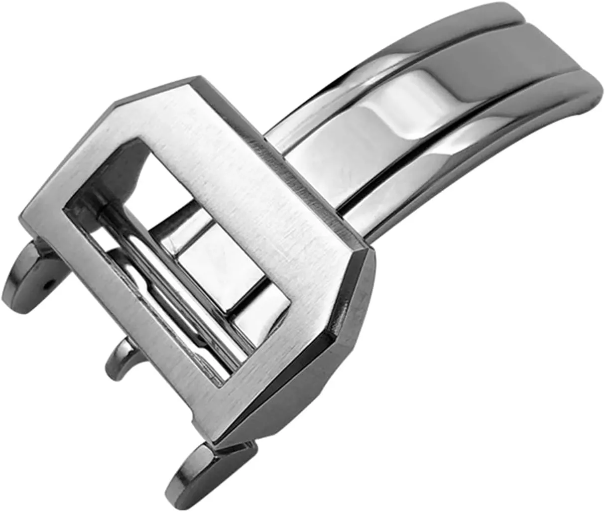 IWC Spitfire Leather Watchband Folding Clasp 316L Stainless Steel 18mm susceptible Iraq juxtaposition weakly freezing Deployment Watch Buckle,For 