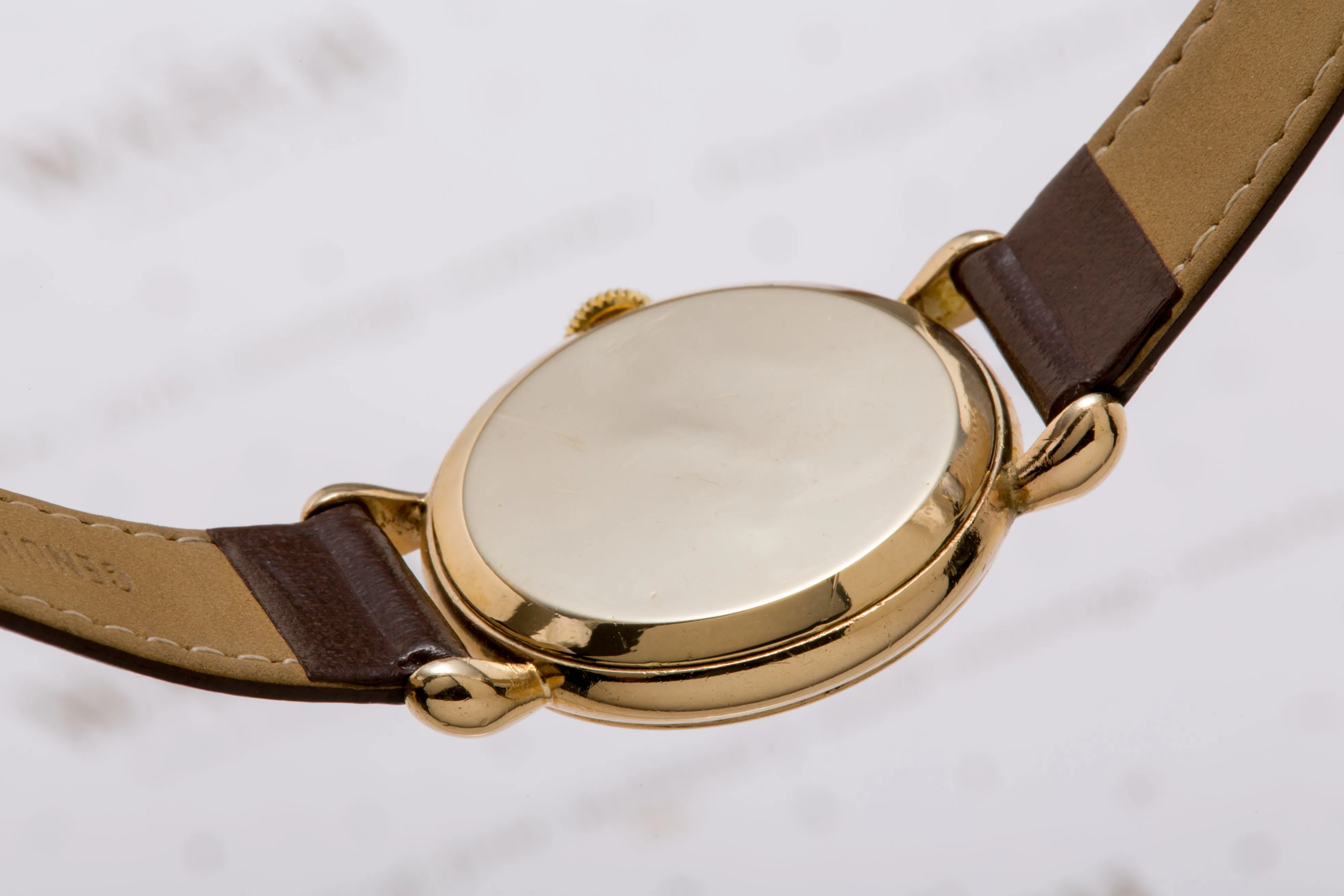 Jaeger Le coultre gents gold dress watch from 1949 SOLD
