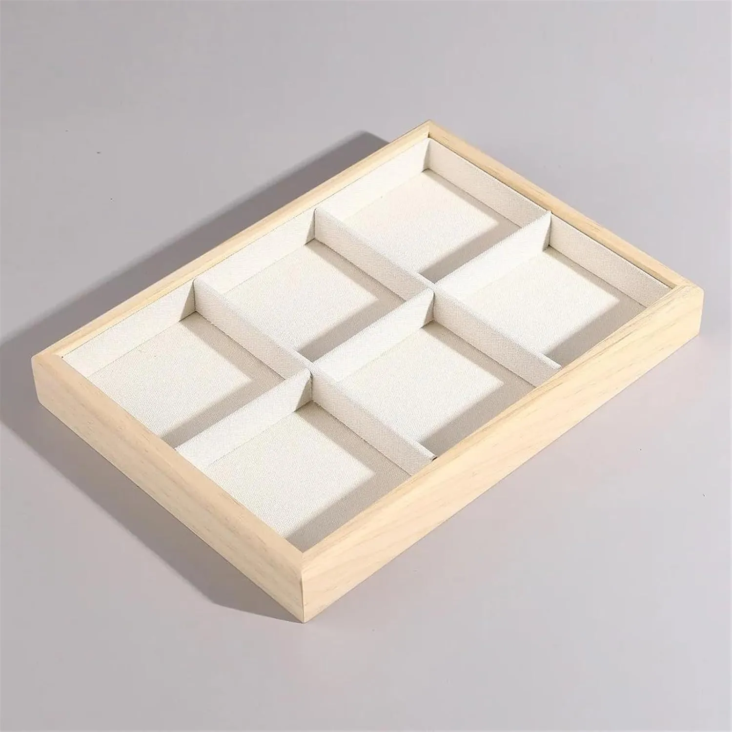 Jewelry Necklace Jewellery Necklace Organiser Tray Earrings Rings Necklace Bracelet gallon Watch Display Box Jewellery Storage Holder Showcase Drops 1pc Multifunction Wood 