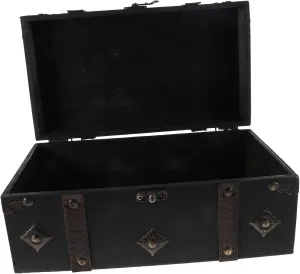 Jewelry Organizer Box with Lid Vintage Trinket Storage Chest for Watches Glasses and Accessories Birthdays indigenous alien integral and Anniversaries Retro 