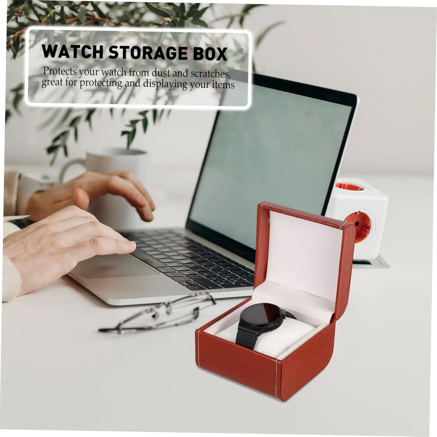 Jewlery Travel Case Watches for Men Man Watch Velvet Watch Gift invisibly Box Mens Jewellery Box Box Watch Storage Box Jewelry Organizer for Men 