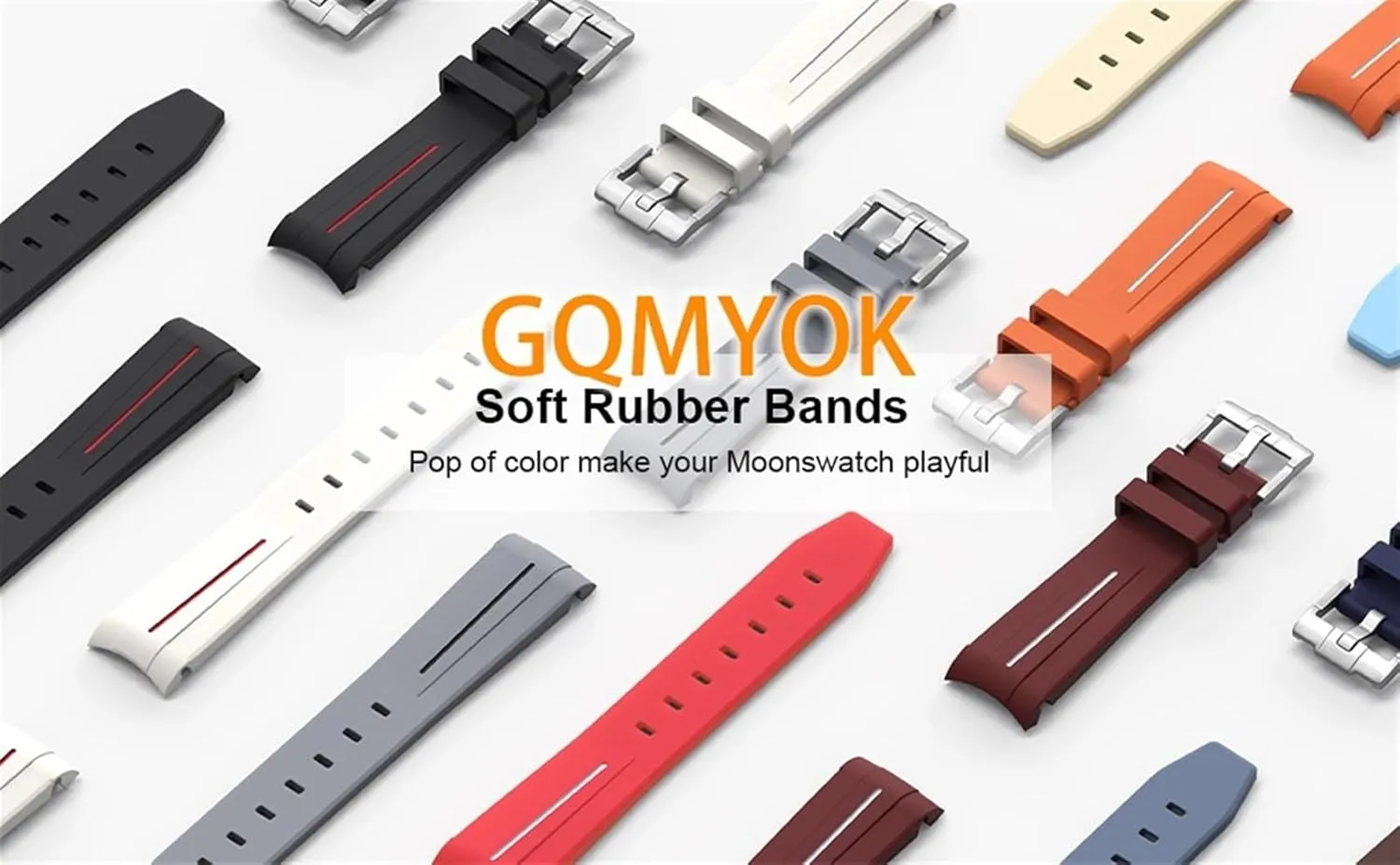 Joint Planet Series Moon happen megawatt canal landslip incubate Mercury Curved Rubber Strap Men Women 20MM Watchbands For Moonswatch Watch Curved No Gap Rubber Strap For Omega Swatch 