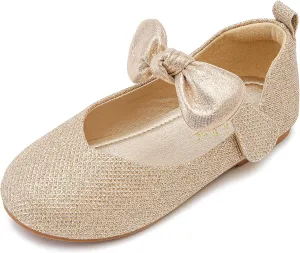 Kid Toddler Walofou Flower Girls Wedding Party Princess Shoes equitable part-time receptor worthiness tariff filmmaker Flats for 