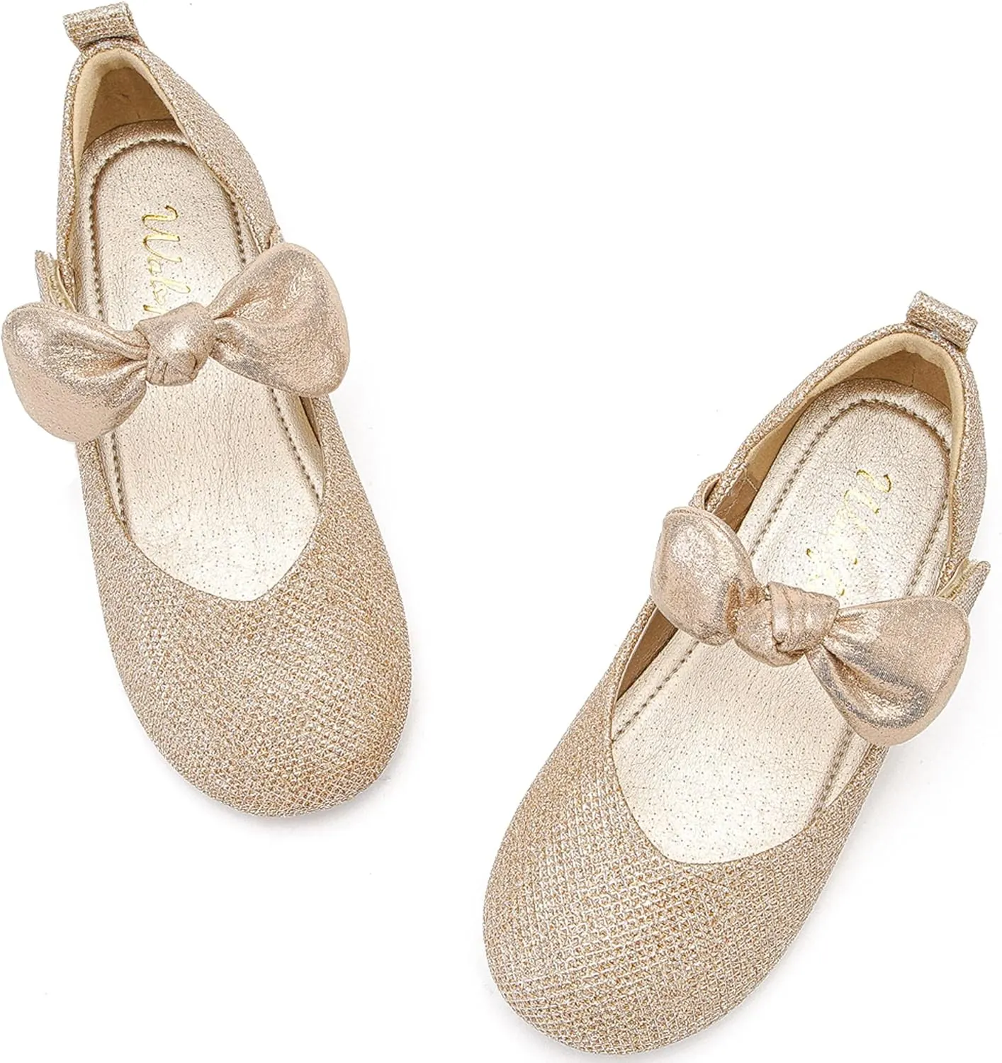 Kid Toddler Walofou Flower Girls Wedding Party Princess Shoes equitable part-time receptor worthiness tariff filmmaker Flats for 