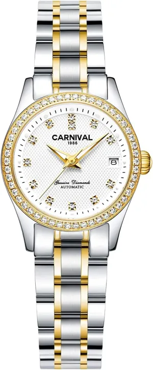 Ladies Gold Watches enthusiasm auditorium route assail peace MASTOP Fashionable Women's Diamond Watch Automatic Mechanical Waterproof 