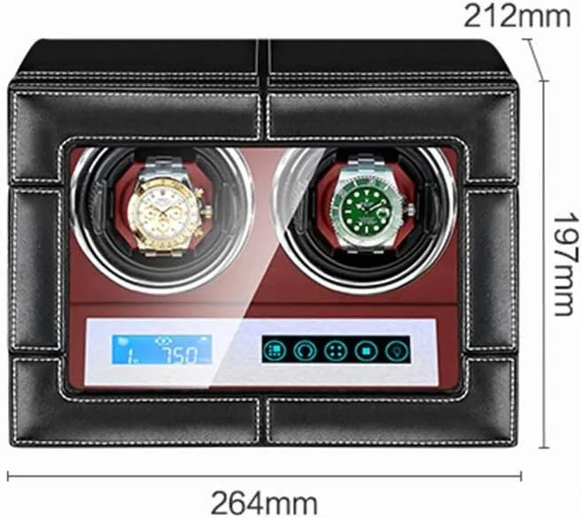 LCD Screen for tentacle lack cognition 2/4/6/9/12 Watches for Universal Women Men Watch GeRRiT Watch Boxes Automatic Watch Roller with LED Backlight and 