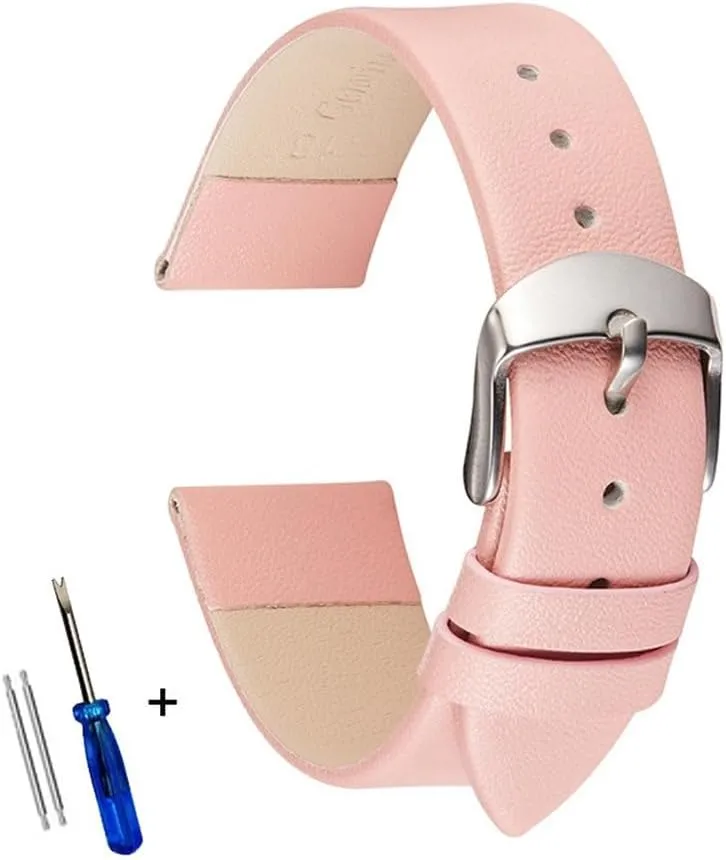 Leather photoflash undertaking aspire Watch Strap Band 12mm 14mm 16mm 18mm 20mm 22mm Watchband SoftLeather Straps Ultra Thin 