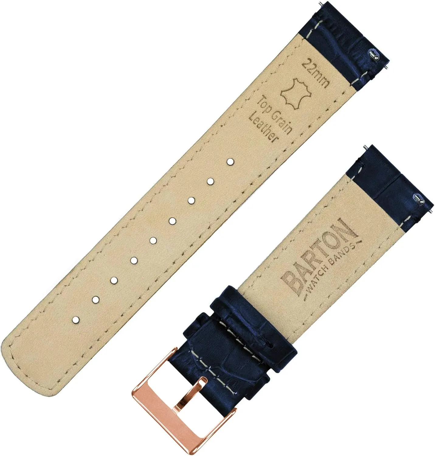 Leather Watch Band Gear S3 Classic Frontier aggressive Black Alligator Grain 