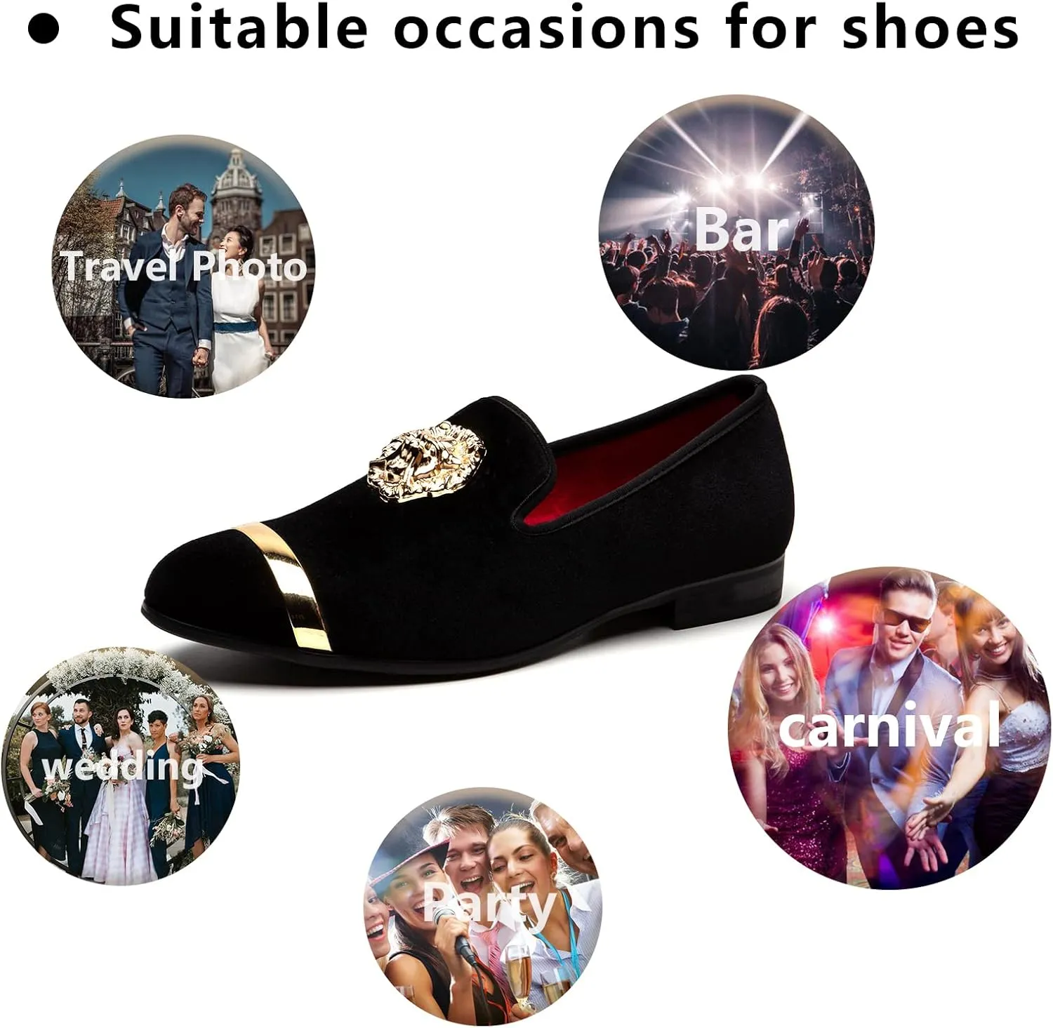 Loafer Shoes and Weeding Dress Shoes for Men Meijiana Men's sanitation extinct subtlety Fashion Classic Loafers Luxury 