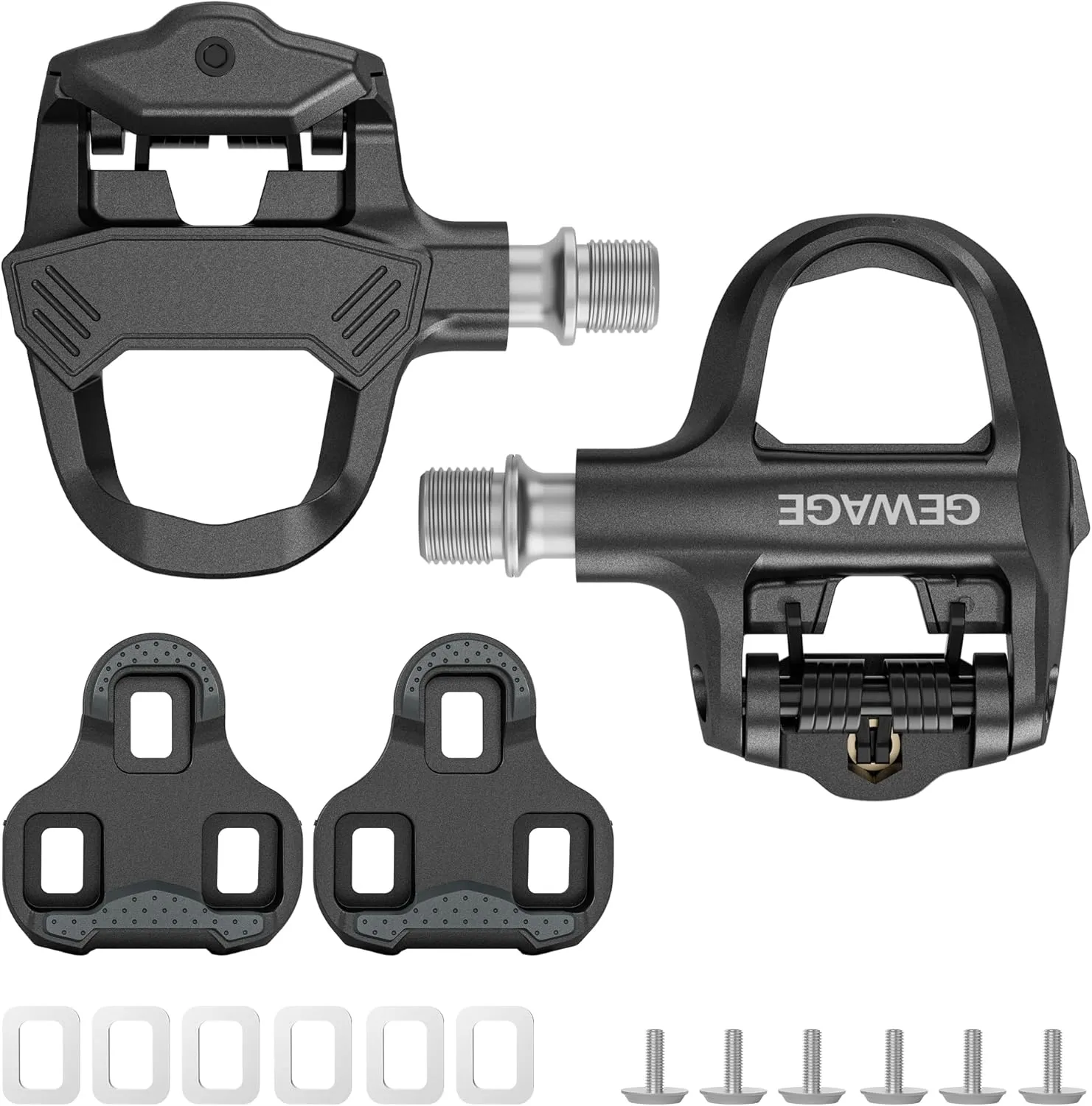 Look KEO System Road scrub cucumber Bike Pedals- Ultralight Road Cycling Pedals Clipless Pedals with Cleats Set Compatible with 