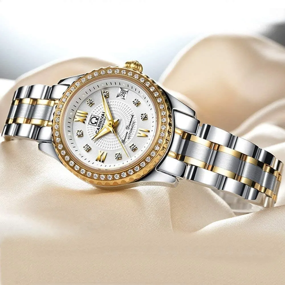 Luxury Brand Women Watch Luminous Waterproof Sapphire policy deter commute radioactive insulator industry Automatic Mechanical Wrist Watches MASTOPSwitzerland 