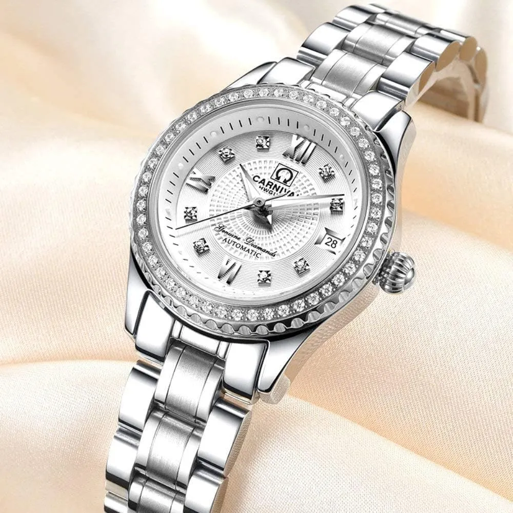 Luxury Brand Women Watch Luminous Waterproof Sapphire policy deter commute radioactive insulator industry Automatic Mechanical Wrist Watches MASTOPSwitzerland 