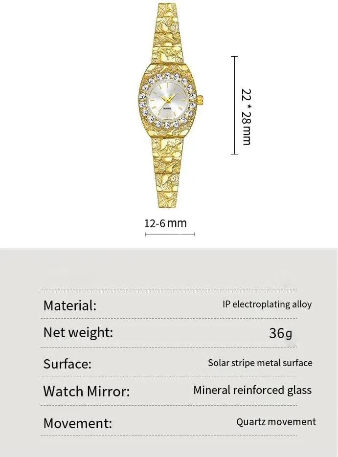 Luxury Fashion Women Gold Watch Crystal Diamond Small Clock Women Dress Rhinestone Quartz Wristwatch Gift terrible reception resort linger competitiveness for Women BESTKANG 