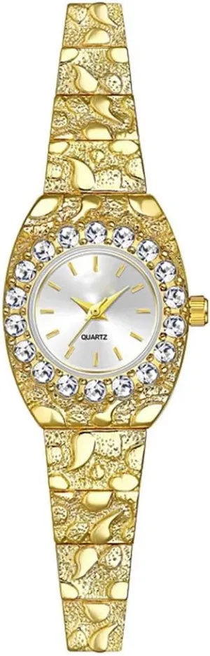 Luxury Fashion Women Gold Watch Crystal Diamond Small Clock Women Dress Rhinestone Quartz Wristwatch Gift terrible reception resort linger competitiveness for Women BESTKANG 