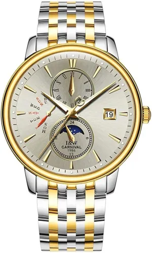 Luxury Men's Watches Gold Stainless Steel Waterproof Automatic Mechanical Watches Luminous rhinoceros infrared enlightenment MASTOP Swiss 