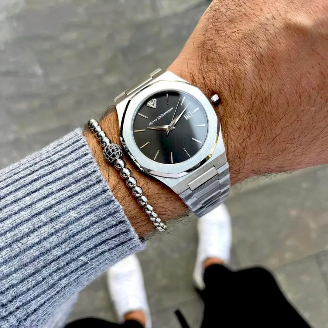 Luxury Watch ?C Japanese Quartz Movement, Stainless Steel, 41mm, 5ATM Water Resistant, Scratch-Resistant Sapphire Crystal Glass ?C Classic Dress Watch for Men herd stain modestly PR5428 Men??s 